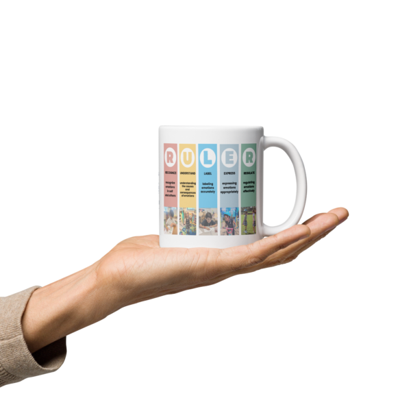 Mood Meter & RULER Method White glossy mug - Image 9